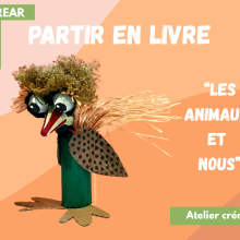 Une marionnette d'oiseau