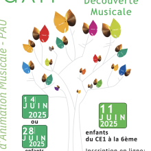 Des minis stages musique pour les enfants de 6 à 13 ans pour découvrir le GAM