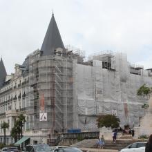 Visite Le Gassion en chantier : les enduits 