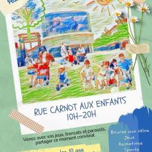 rue aux enfants, rue pour tous rue Carnot
