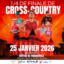 L'AFFICHE des 1/4 de finale par le CU PAU