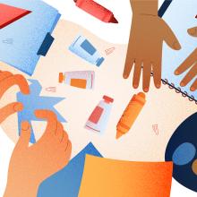 Atelier créatif libre-service