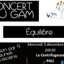 CONCERT GAM - Création de 9 jeunes musiciens