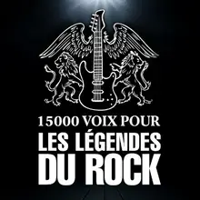 15000 voix pour les légendes du rock - Affiche officielle