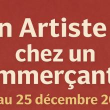 Un artiste chez un commerçant