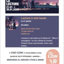 Affiche officielle de l'évènement national "Nuits de la lecture"