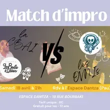 Match d'impro la CBAI vs les OVNIs