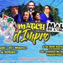 match d'improvisation Pau vs Paris