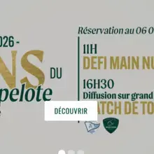 Fête des vingt ans du Complexe de Pelote