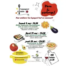  Samedi 9 mai- 11h30 Atelier Empanadas Vénézuéliennes  avec sa sauce à la coriandre