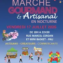marché nocturne avec animation musicale et jeux enfants dans le quartier 14 juillet de Pau