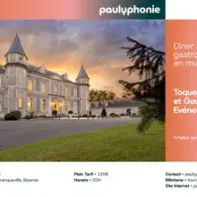 Dîner gastronomique en musique