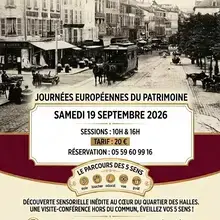 Visite-Conférence autour de l'histoire de Pau et du quartier des Halles aux Gourmandises de Toques