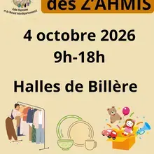 vide grenier des z'AHMIs halle de billère 4 octobre 2026