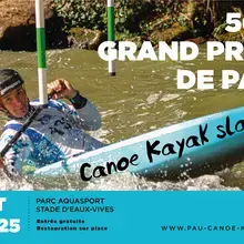 Affiche 56e grand prix de Pau canoë-kayak slalom