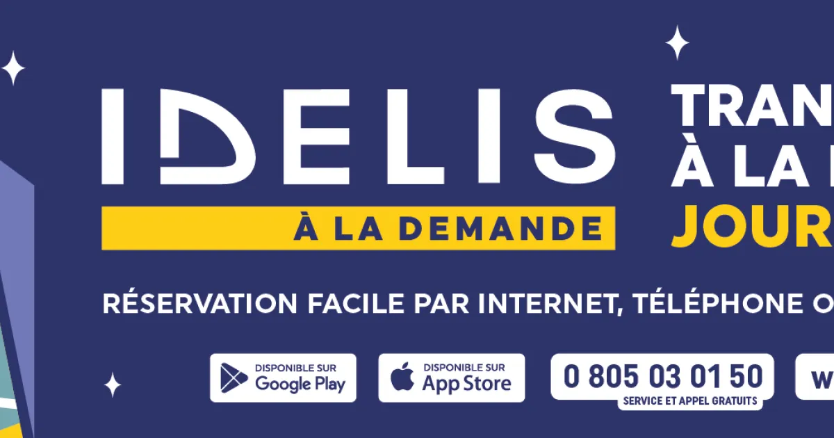 IDELIS à la demande : le transport sur réservation | Pau Agglomération