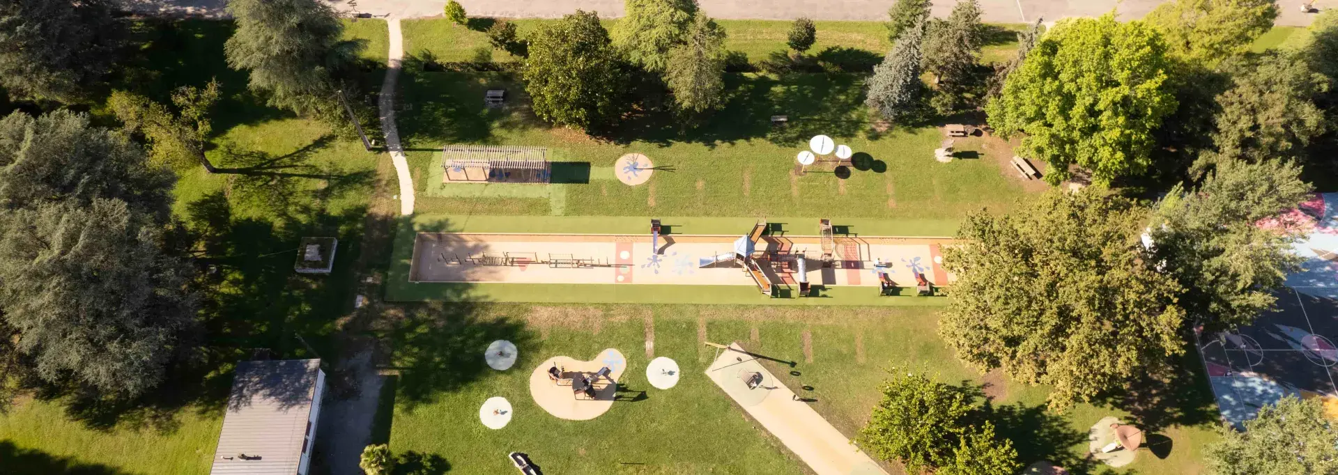 Vue drone du domaine de Sers