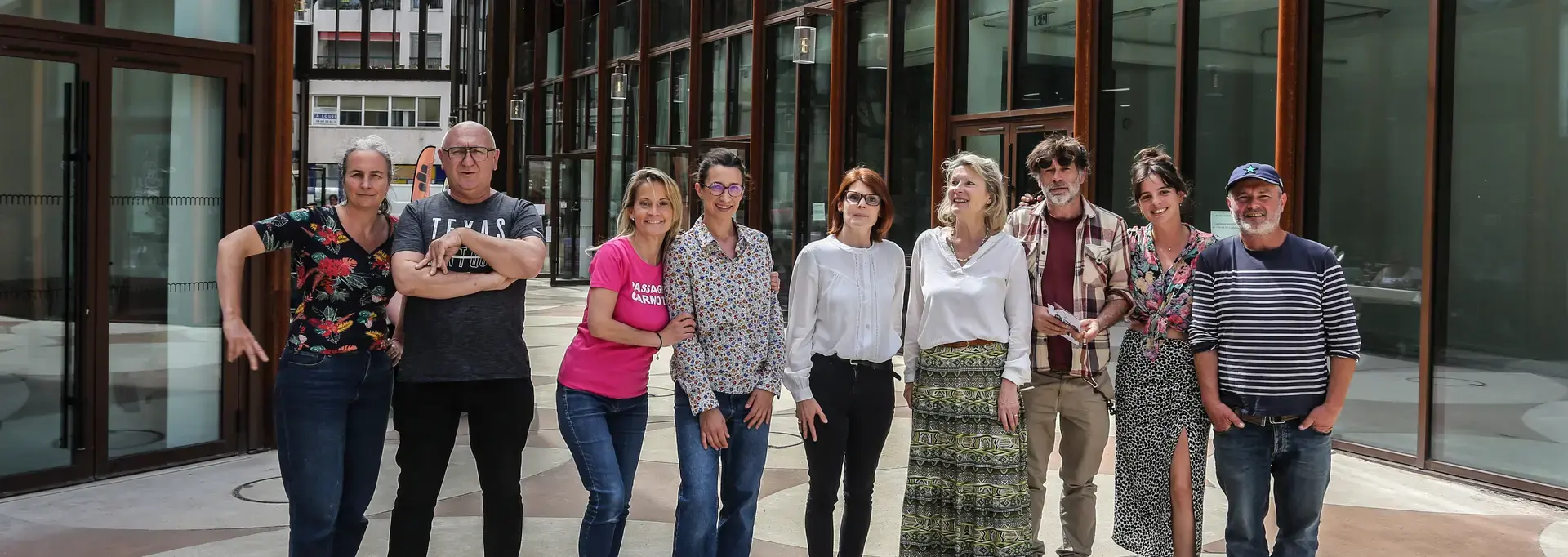 Les nouveaux arrivants au passage Carnot
