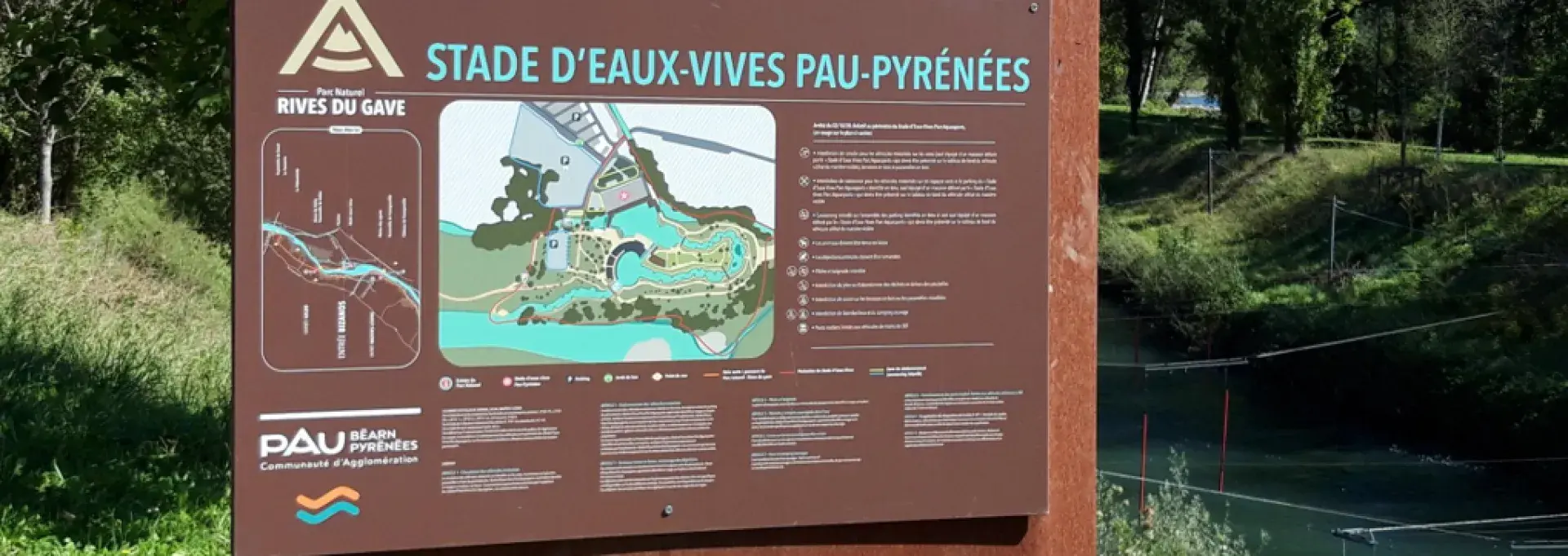 Signalétique du Stade d'Eaux Vives