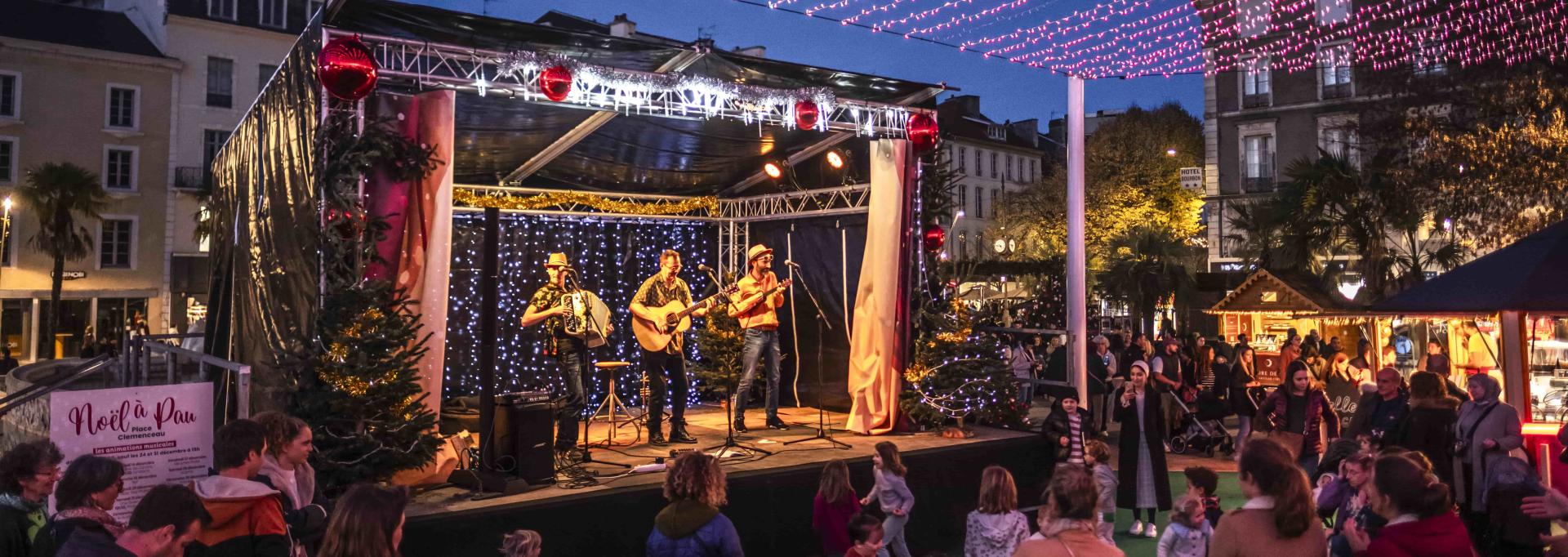 La place Clemenceau musicalisée
