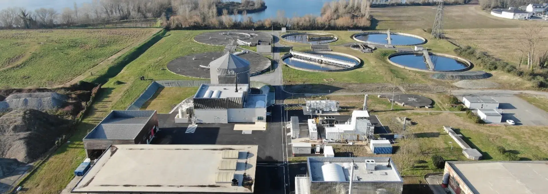 Usine de traitement des eaux usées 