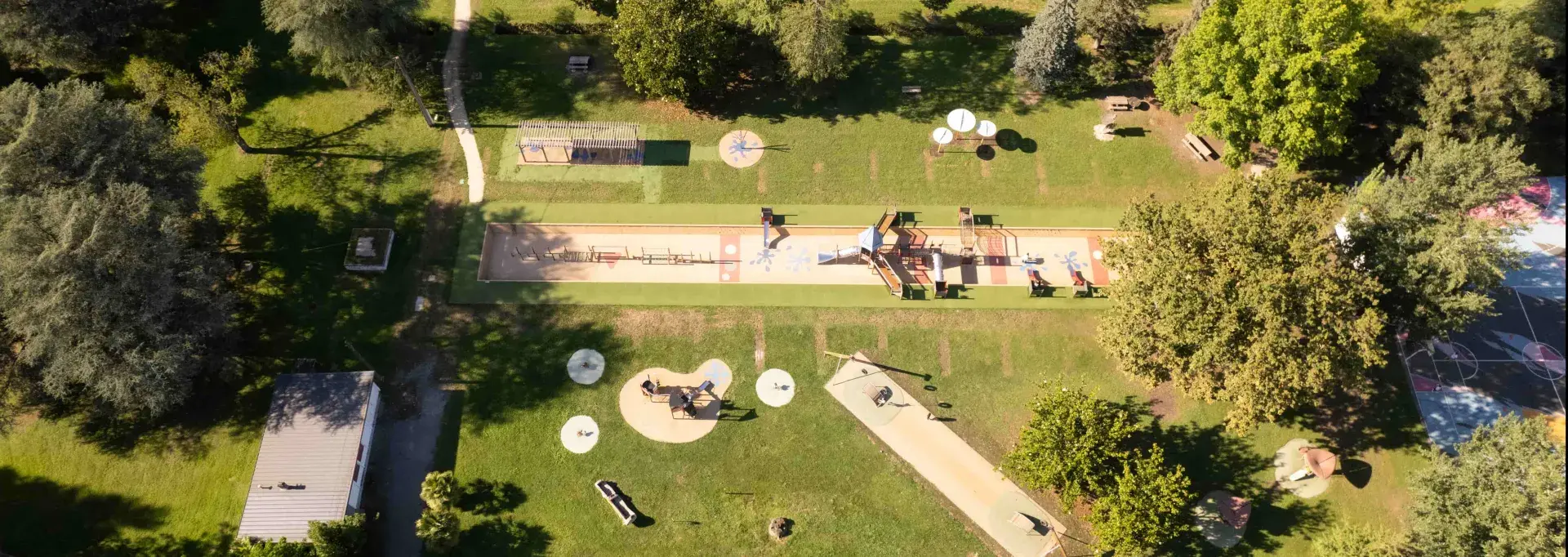 le domaine de Sers vue drone 