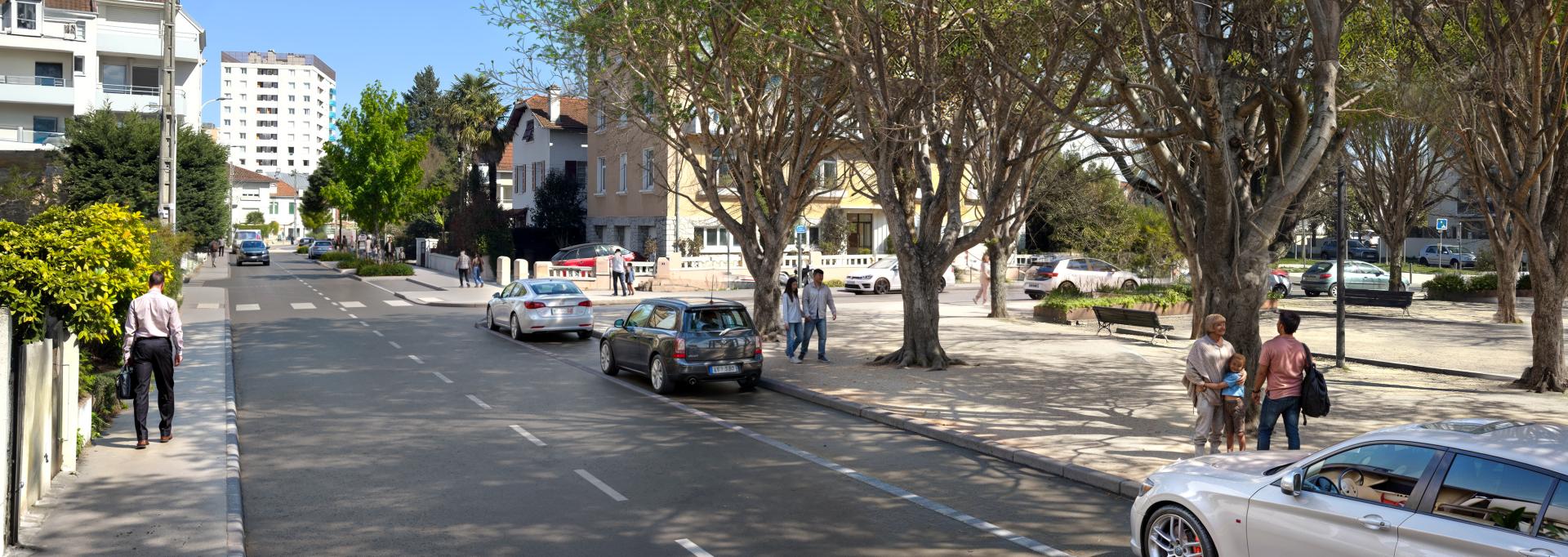Avenue du Loup : perspective projet