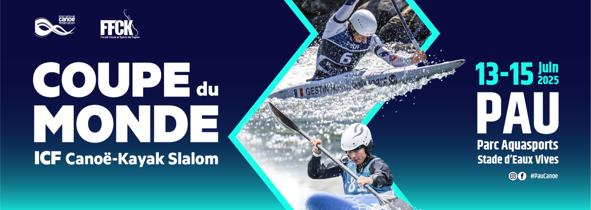 Coupe du Monde ICF Canoë-Kayak Salom Pau 2025