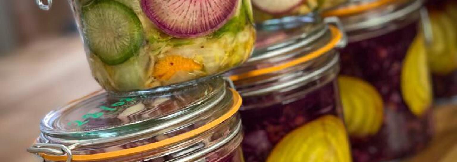 Bocaux légumes lactofermentés