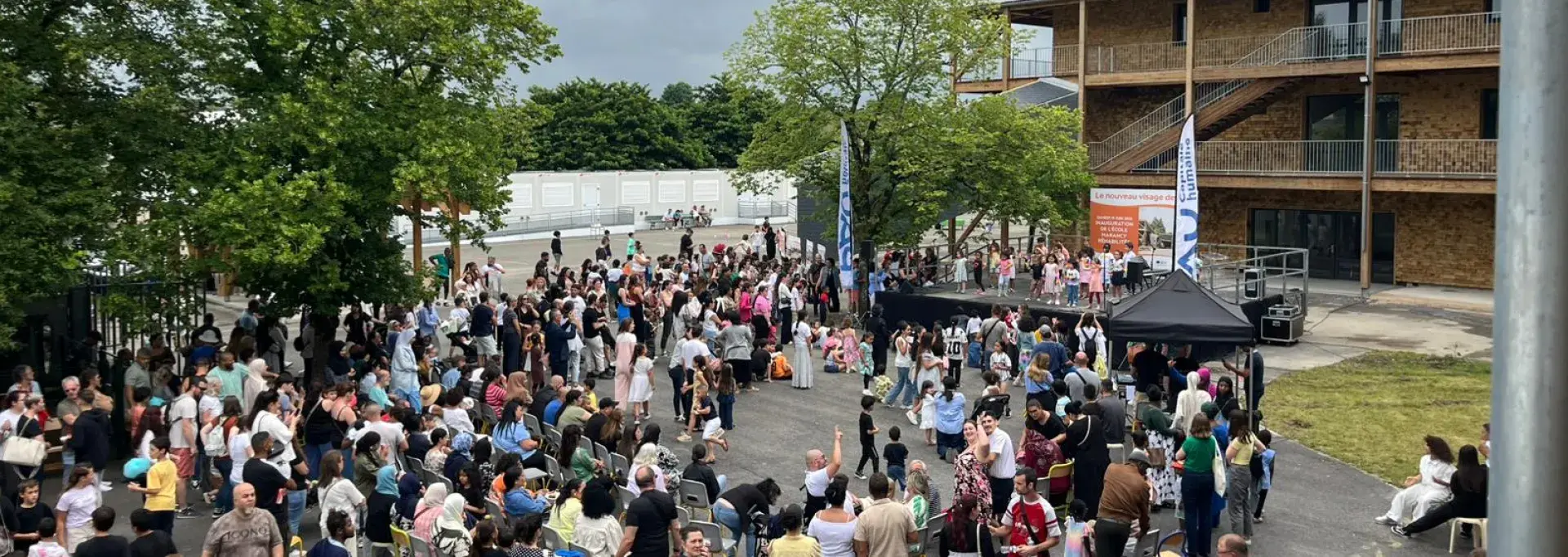 Inauguration de l'école Marancy en juin 2025