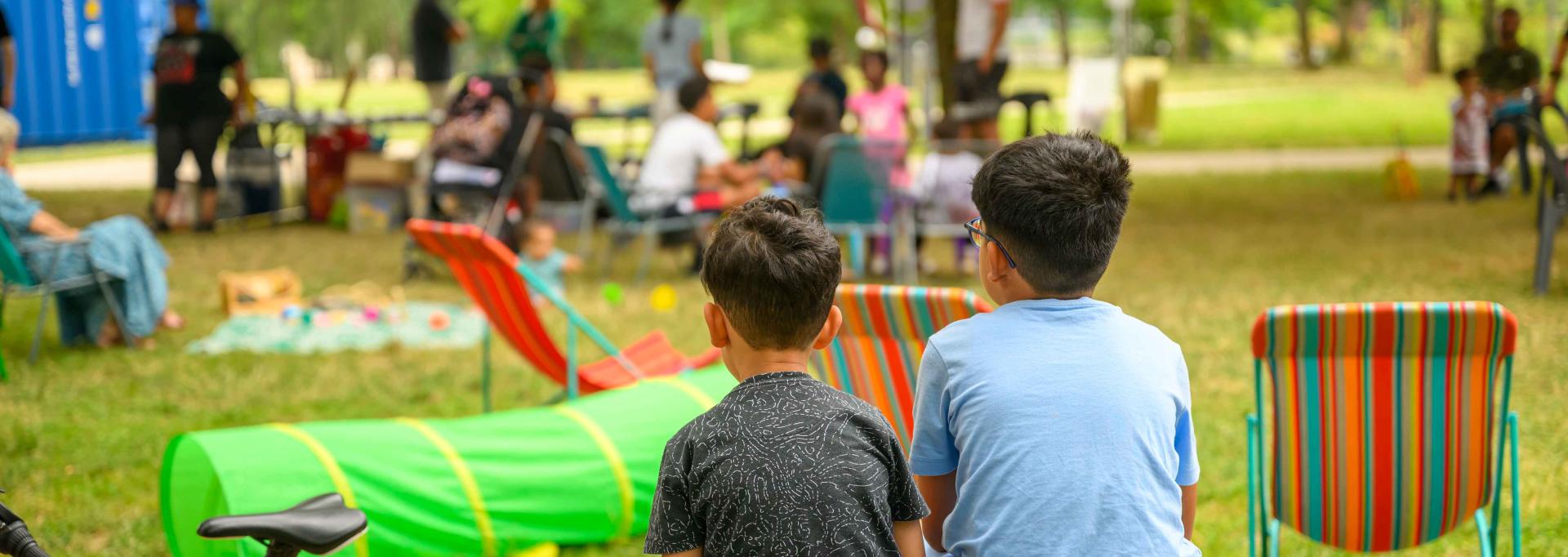 Pau's détente au parc Lawrance
