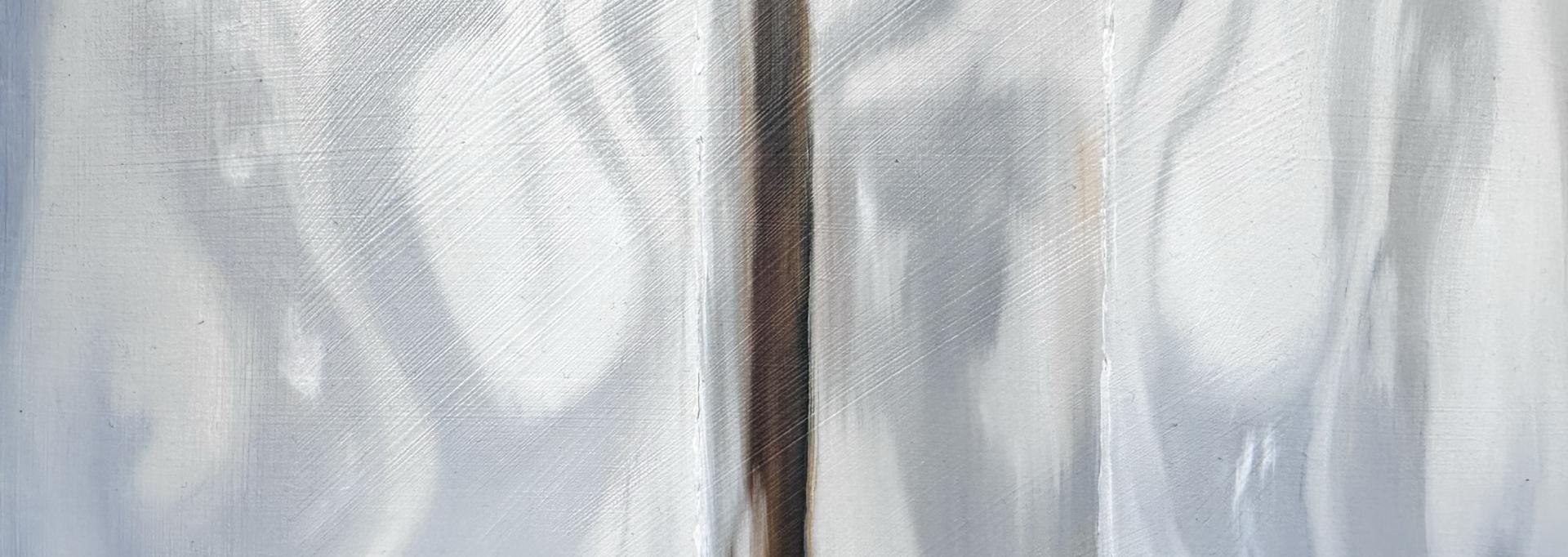 Photo d'une huile de Camille Beauplan, intitulé L'inconscient et le savon, réalisée en 2025