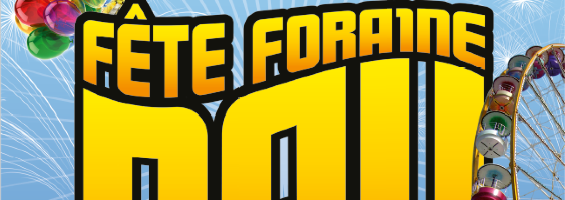 FÊTE FORAINE DE NOVEMBRE 2025 À PAU AFFICHE FÊTE FORAINE DE NOVEMBRE À PAU