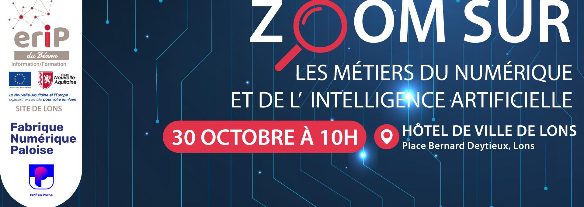 Bandeau visuel numérique IA
