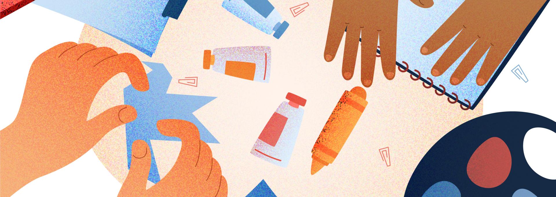 Atelier créatif libre-service