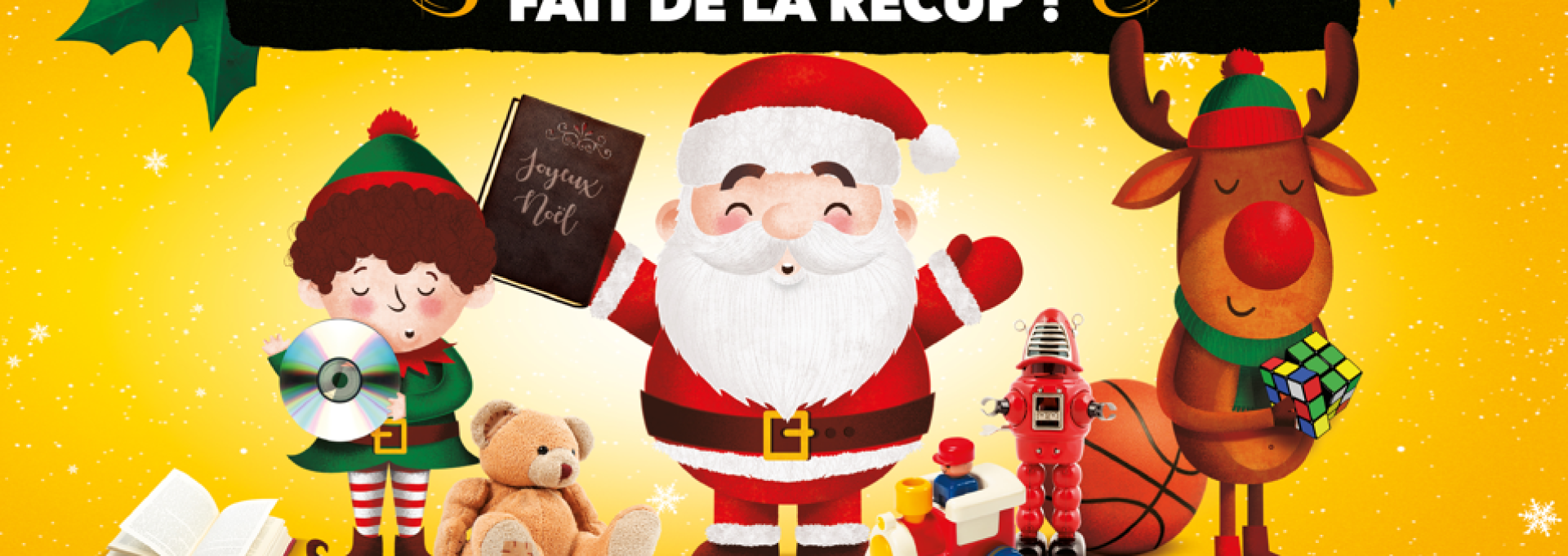 père noël fait de la récup