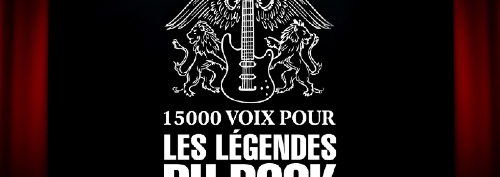 15000 voix pour les légendes du rock - Affiche officielle