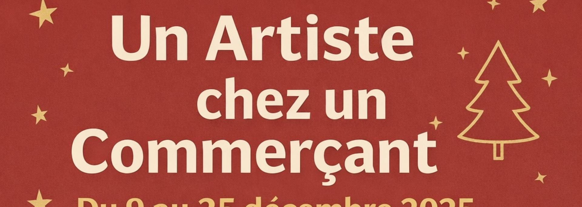 Un artiste chez un commerçant