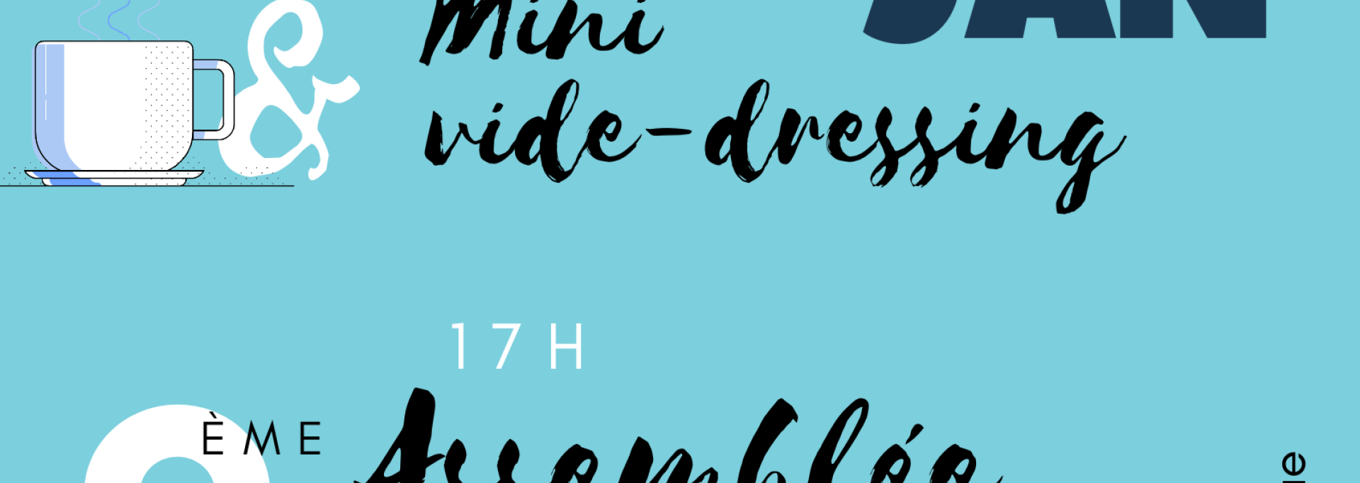 14h repair café et mini vide dressing puis 17h assemblée générale de l'association La Kabane au chateau d'idron le 18 janvier