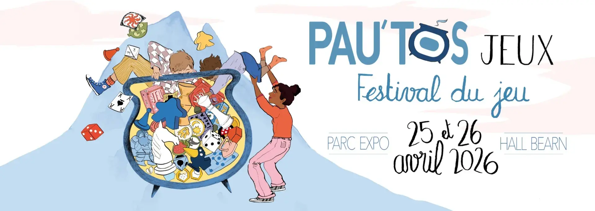 Bandeau 15ème édition Pau'tos jeux 