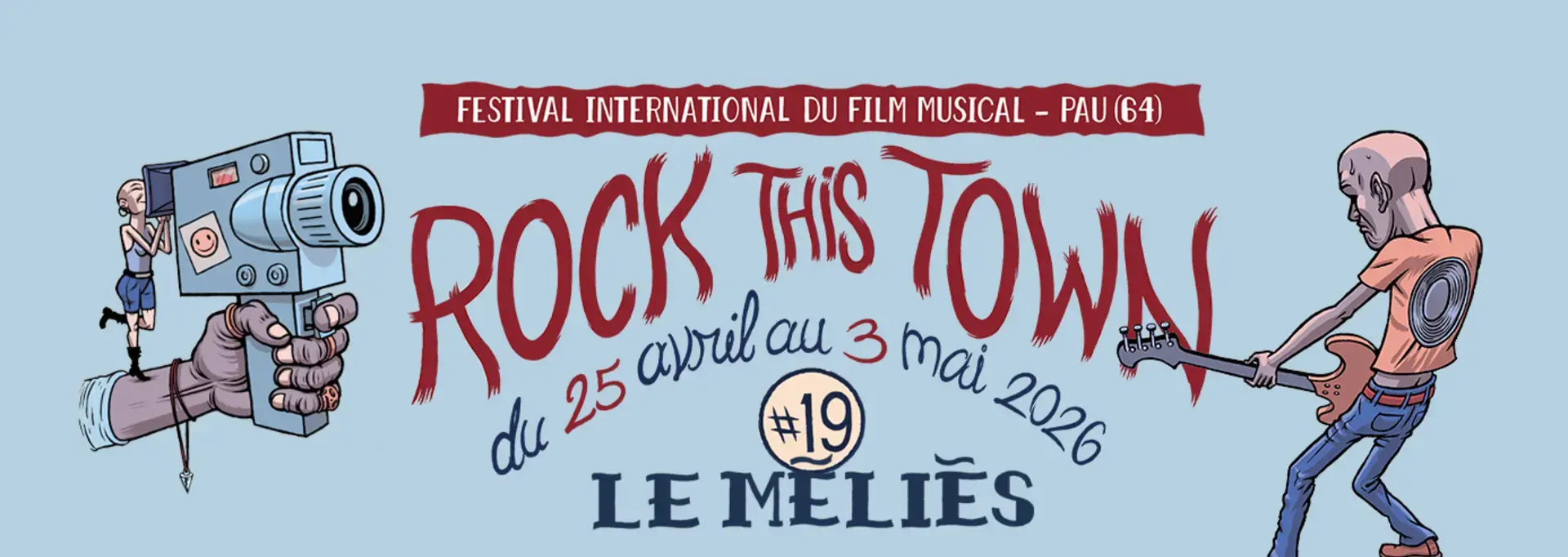 Rock This Town 2026 festival international du film musical pau