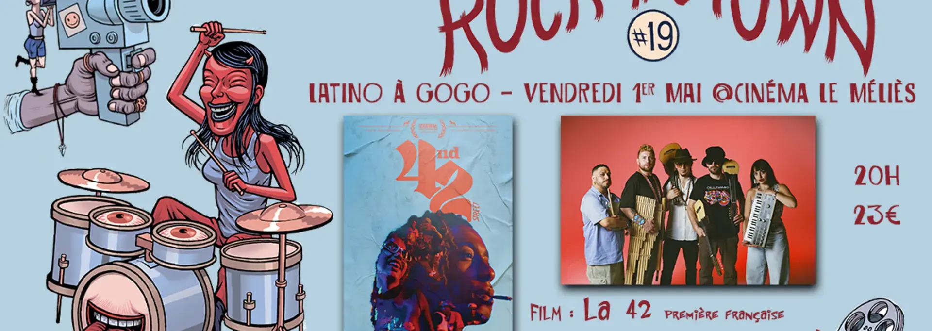 FILM / LA 42 + CONCERT CALLE MAMBO - LE MÉLIÈS - 01/05/26