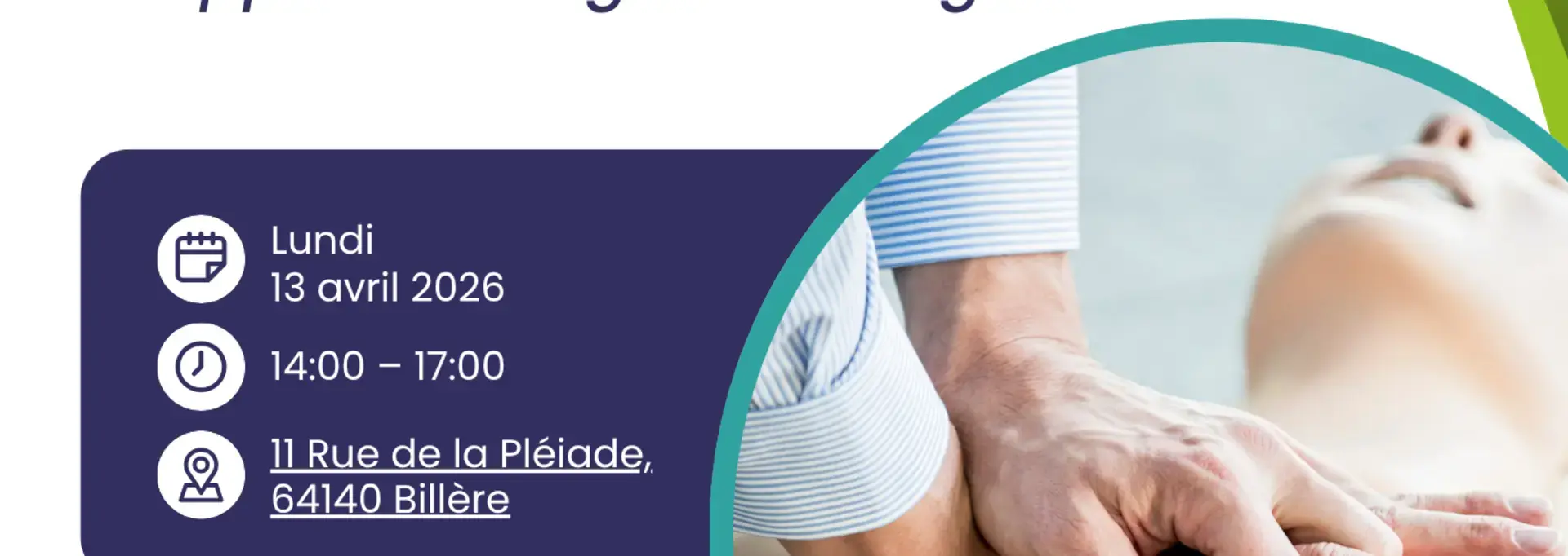 Atelier Premiers Secours Niveau 1