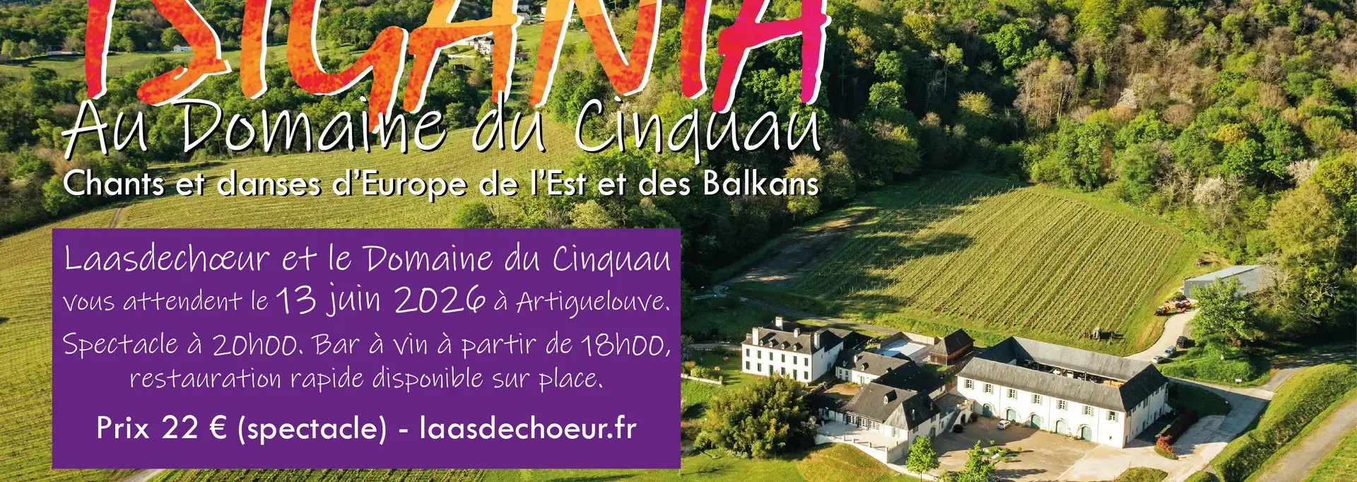 TSIGANIA au domaine du Cinquau