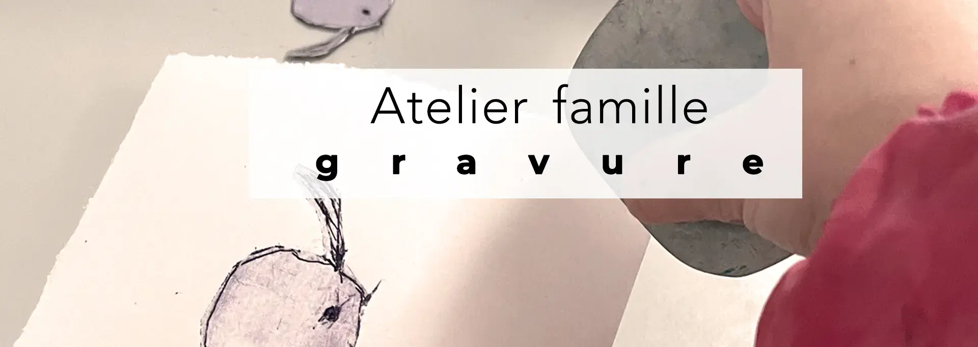Stage de gravure en famille