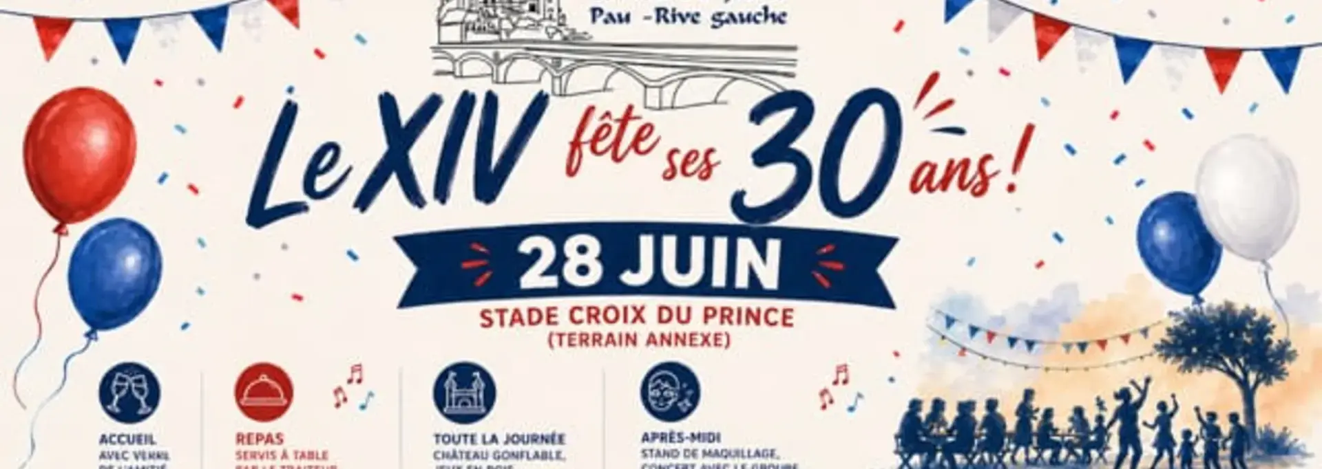 Le XIV fête ses 30 ans