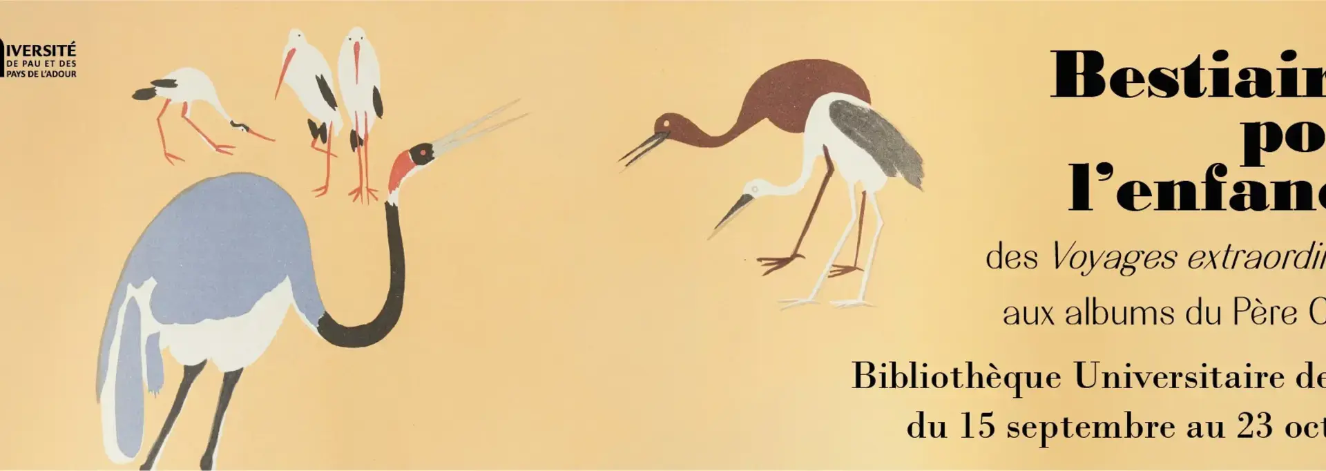 Visuel paysage de l'exposition Bestiaires 