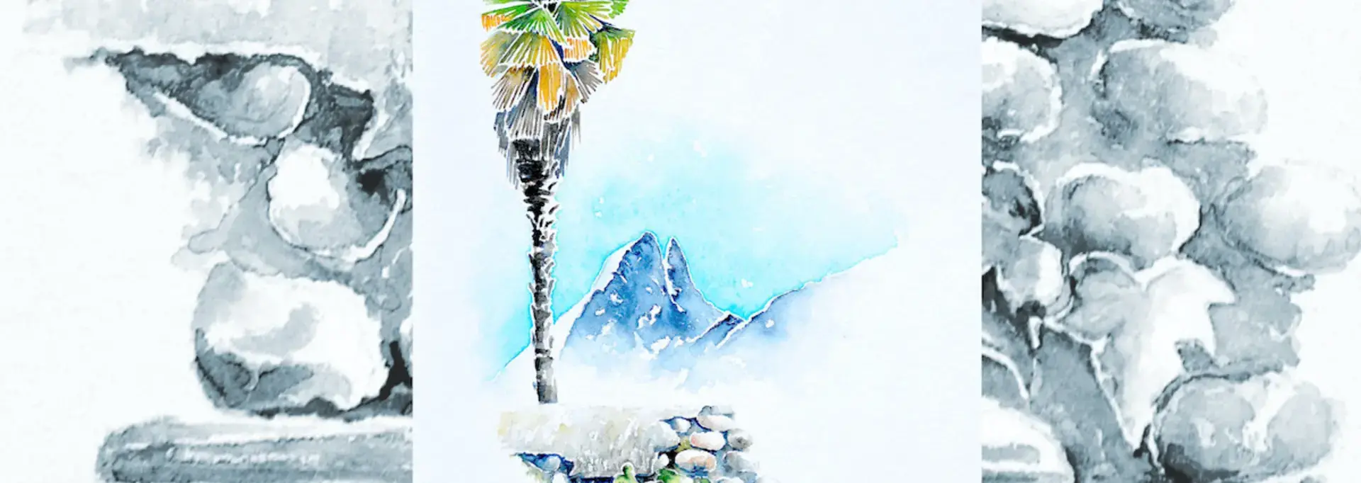 Béarn, aquarelle de Cécile Van Espen, 2025