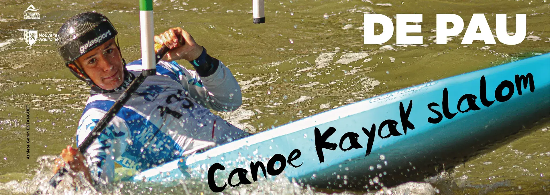 Affiche 56e grand prix de Pau canoë-kayak slalom