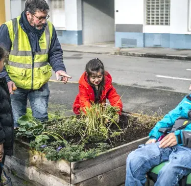 Atelier jardinage en exterieur